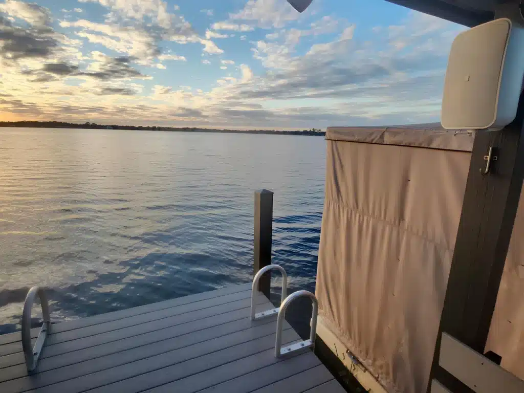 Composite Dock Shoreline View