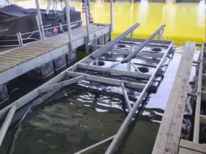 Boat Lift Installation in Orlando, FL | CVS Decks & Docks