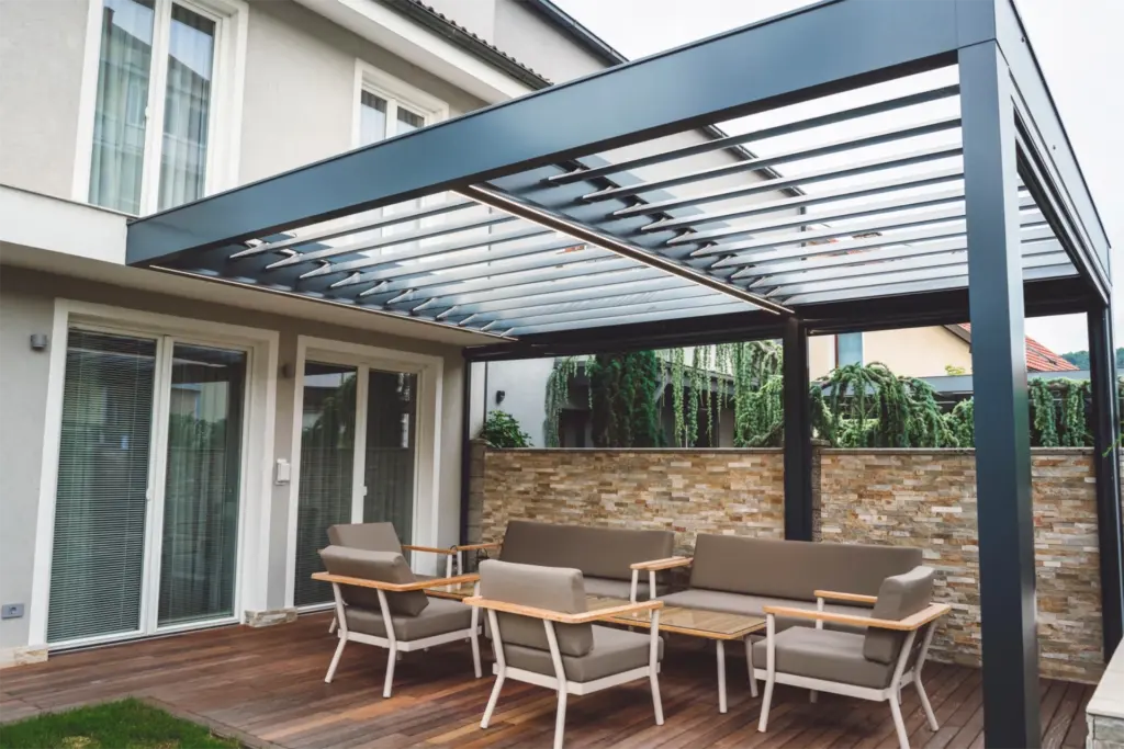 Louvered Pergola Installation in Orlando, FL | CVS Decks & Docks